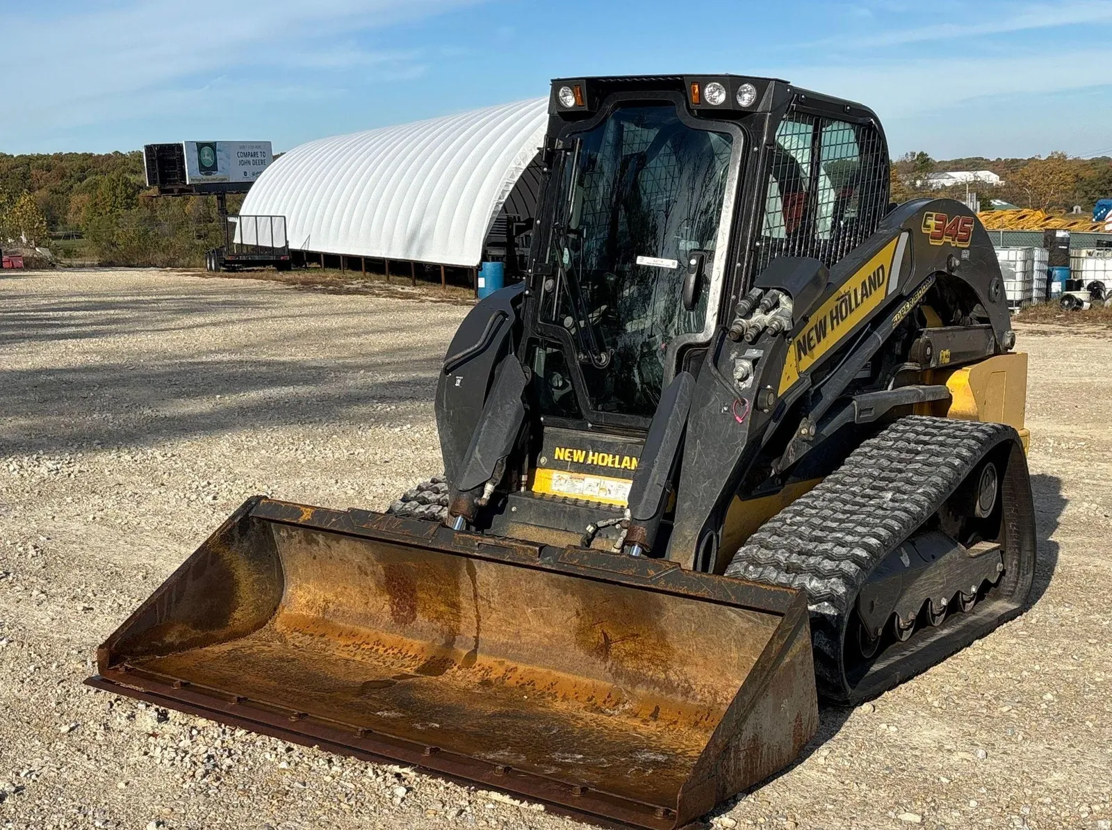 2021 New Holland C345 tracked skid steer loader